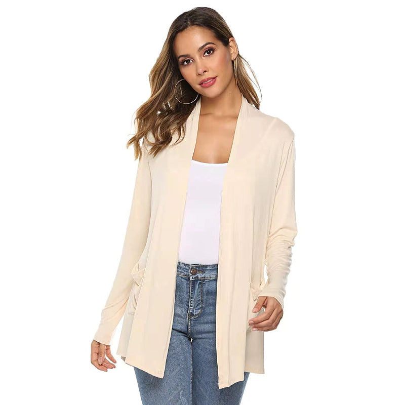 Long Sleeve Cardigan for Women | Soft Knit Open Front Casual Sweater