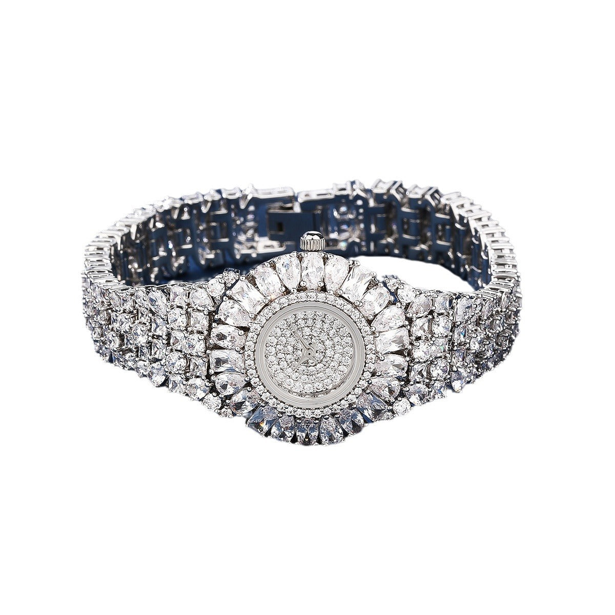 Women's Rhinestone Crystal Dress Watch | Elegant Quartz Wedding Fashion Watch