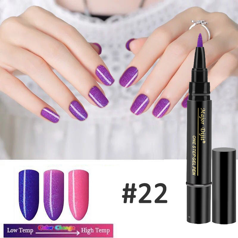 Gel Pen Nail Polish | Long Lasting Gel Nail Color & Easy DIY Nail Art