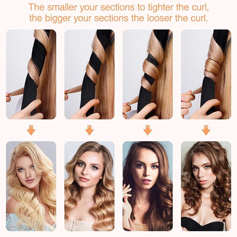 Foam Hair Rollers Set | Heatless Overnight Curls & Easy Hair Styling Tool