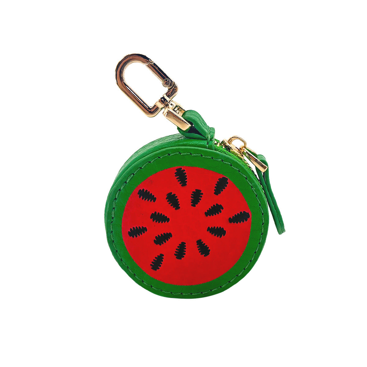 Cute Fruit Design Mini Coin Purse Keychain | Kawaii Zipper Wallet & Bag Charm