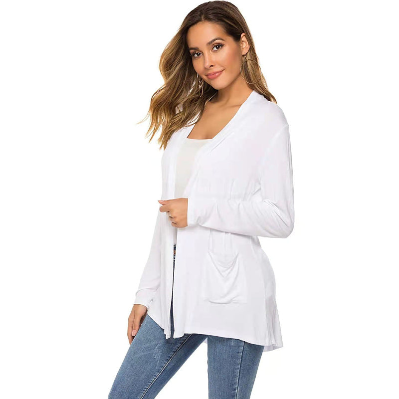 Long Sleeve Cardigan for Women | Soft Knit Open Front Casual Sweater