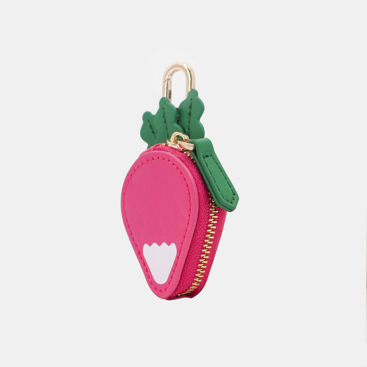 Cute Fruit Design Mini Coin Purse Keychain | Kawaii Zipper Wallet & Bag Charm
