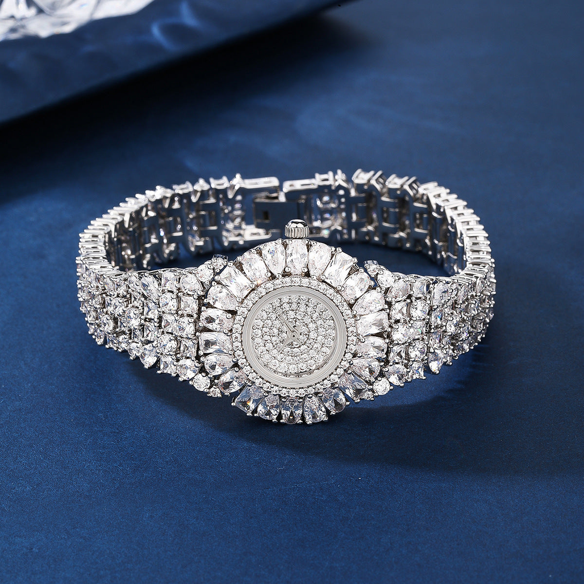 Women's Rhinestone Crystal Dress Watch | Elegant Quartz Wedding Fashion Watch