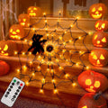 Halloween Spider Web LED Light with Remote Control | Spooky Party Decoration