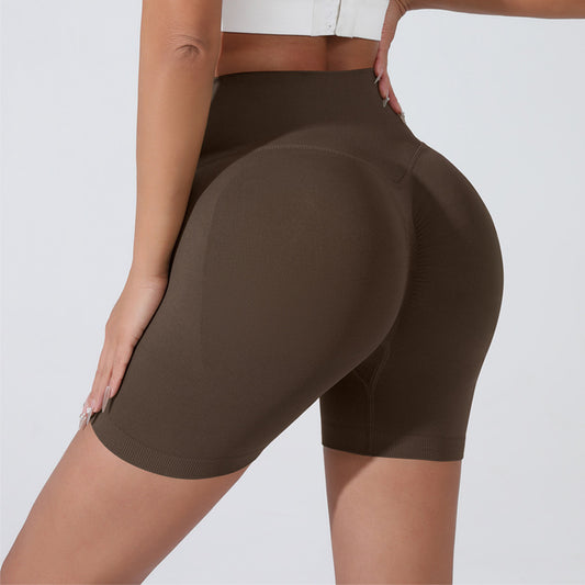High-Waisted Yoga Shorts Tummy Control Sports Leggings
