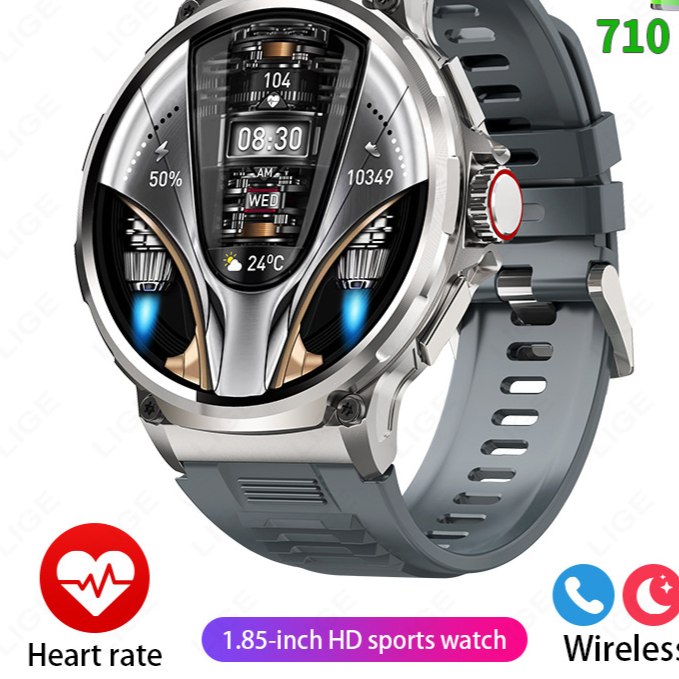1.85-Inch Smart Watch for Men & Women ? Health Monitoring, Fitness Tracking & Bluetooth