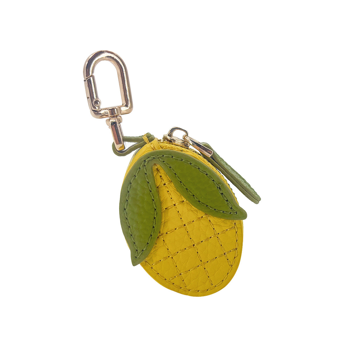 Cute Fruit Design Mini Coin Purse Keychain | Kawaii Zipper Wallet & Bag Charm
