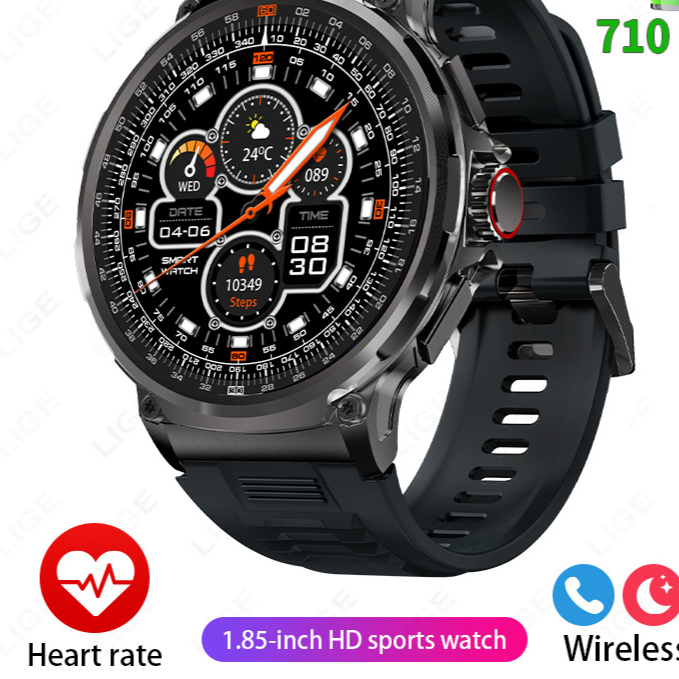 1.85-Inch Smart Watch for Men & Women ? Health Monitoring, Fitness Tracking & Bluetooth