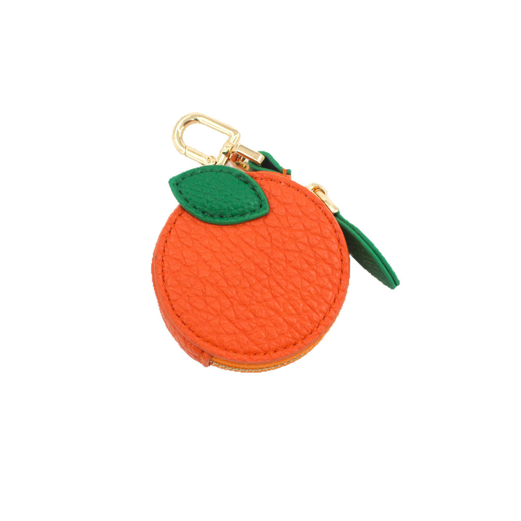 Cute Fruit Design Mini Coin Purse Keychain | Kawaii Zipper Wallet & Bag Charm