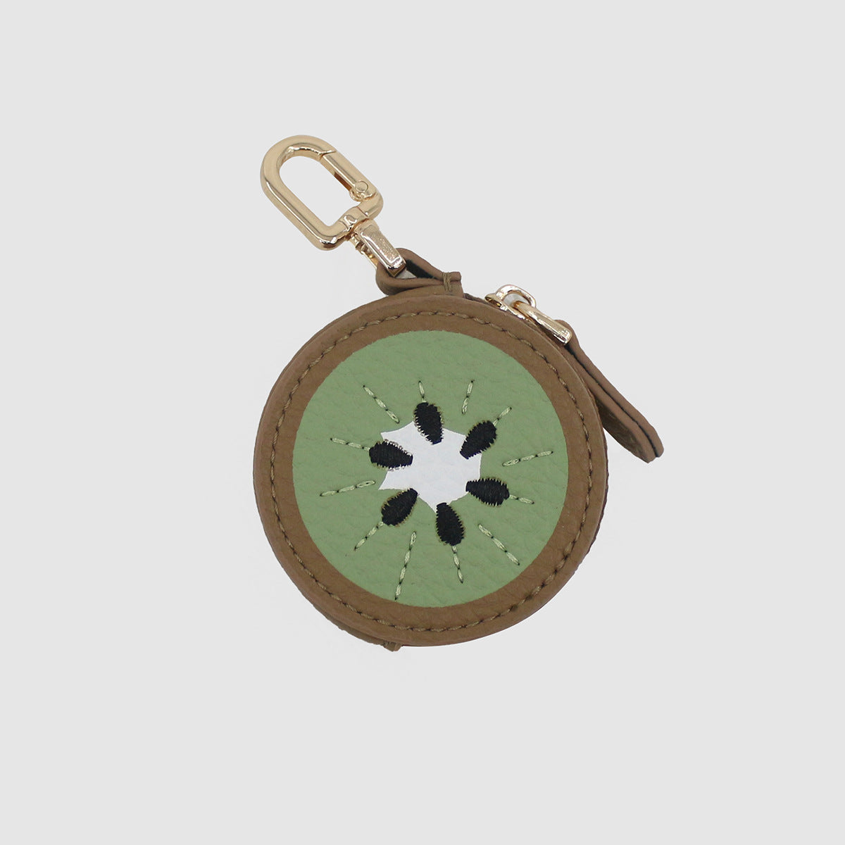 Cute Fruit Design Mini Coin Purse Keychain | Kawaii Zipper Wallet & Bag Charm