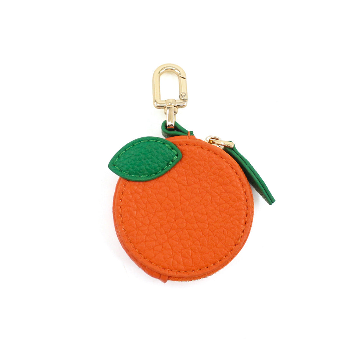 Cute Fruit Design Mini Coin Purse Keychain | Kawaii Zipper Wallet & Bag Charm