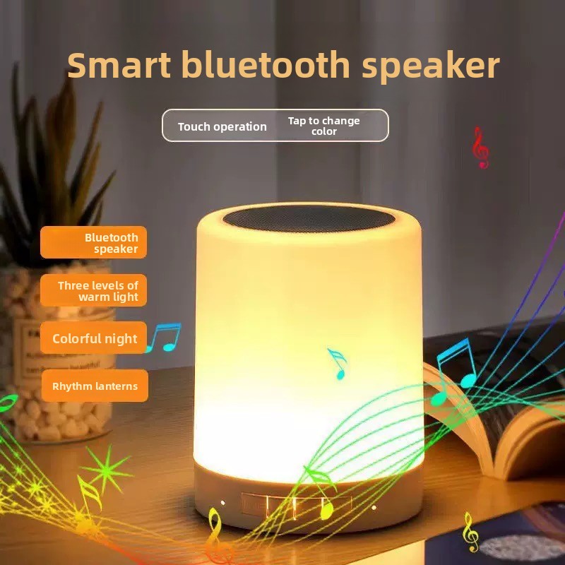 3-in-1 Wireless Charging Bluetooth Speaker Lamp | Smart LED Night Light