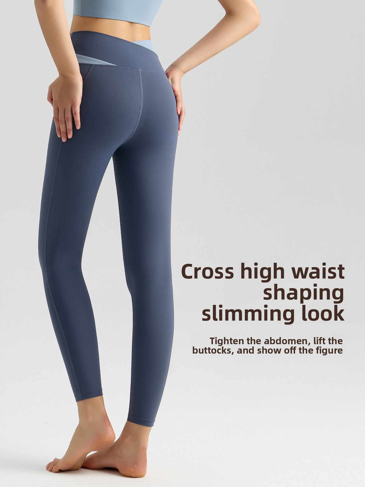 High Waist Yoga Bra and Leggings Set