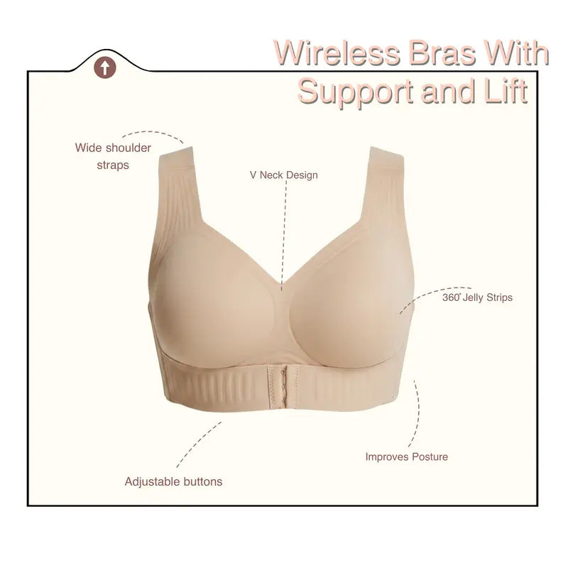 Women's Posture Correcting Seamless Sports Bra | Supportive Workout & Yoga Bra