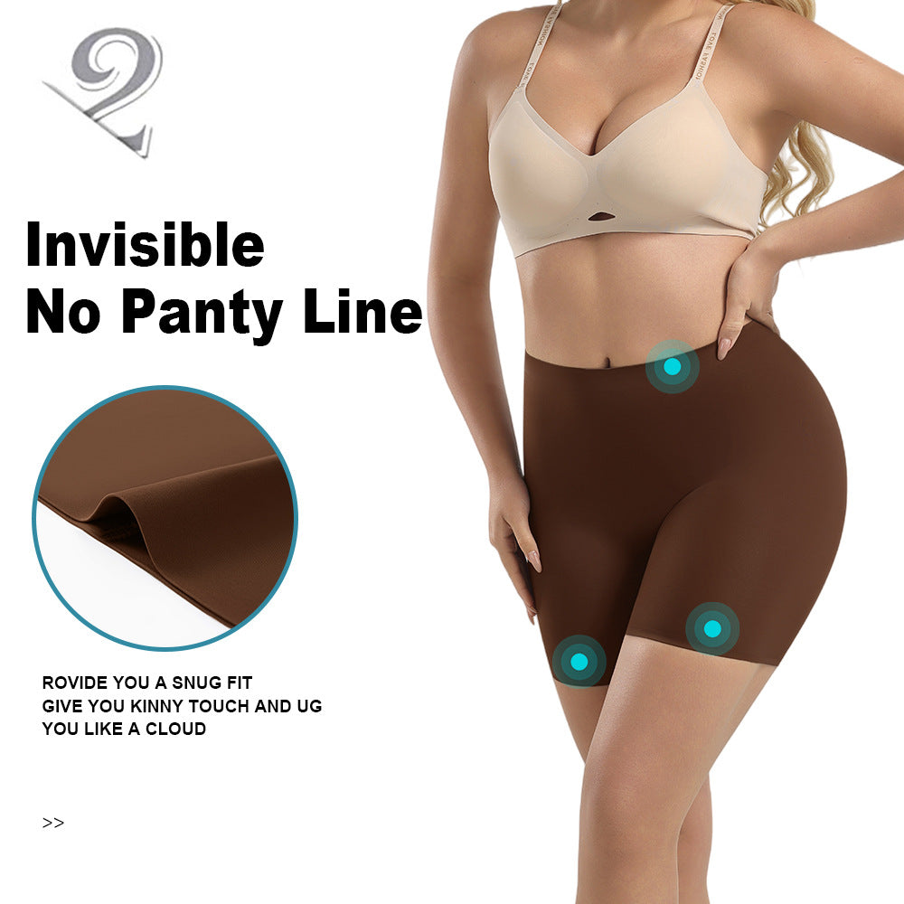 Women's Seamless Mid-Waist Tummy Control Shapewear Shorts