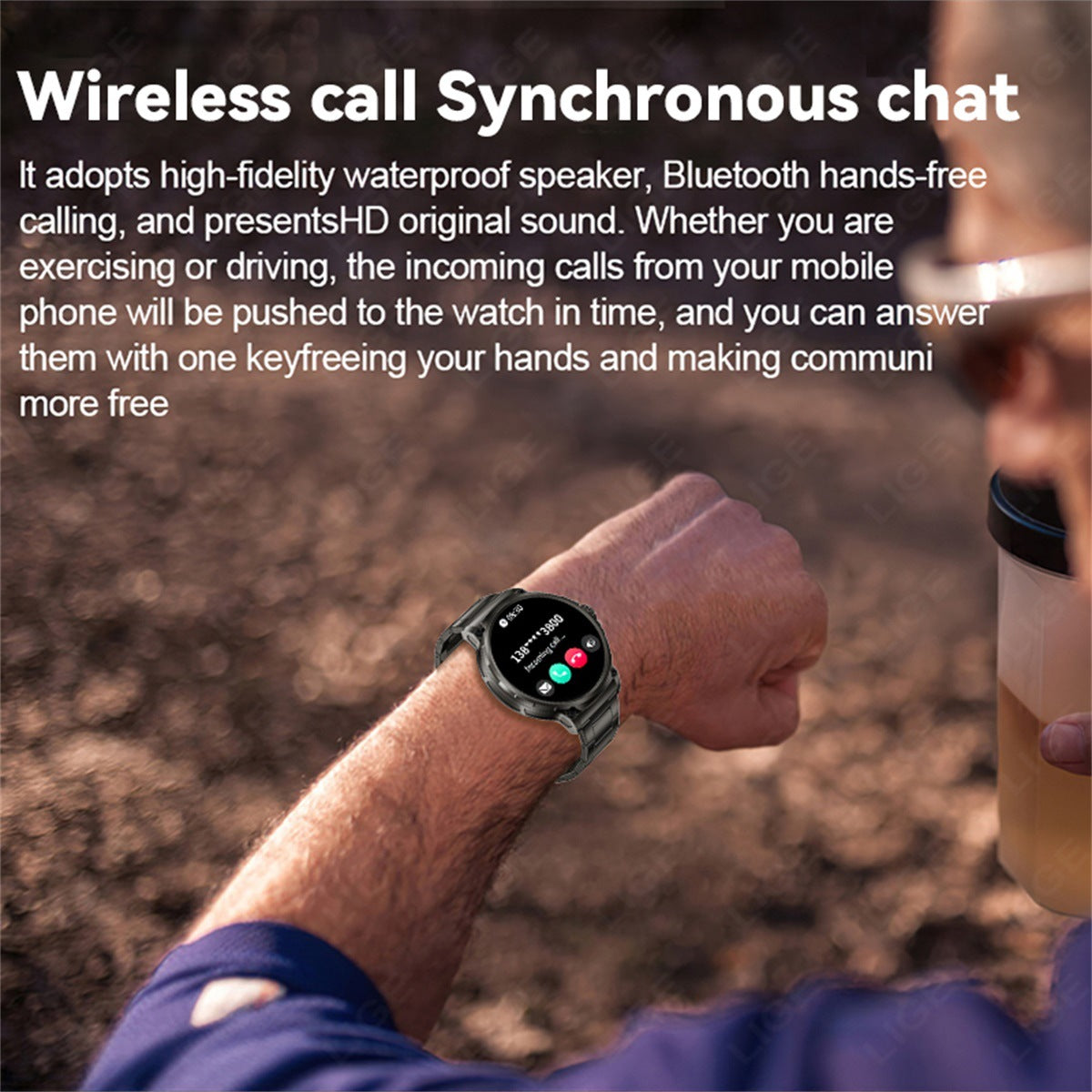 1.85-Inch Smart Watch for Men & Women ? Health Monitoring, Fitness Tracking & Bluetooth