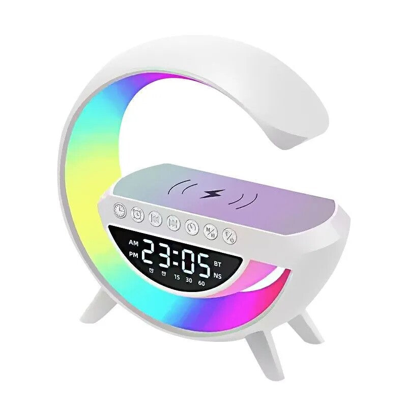 3-in-1 Wireless Charging Bluetooth Speaker Lamp | Smart LED Night Light
