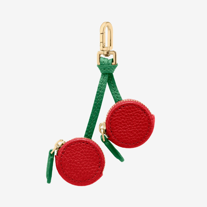 Cute Fruit Design Mini Coin Purse Keychain | Kawaii Zipper Wallet & Bag Charm