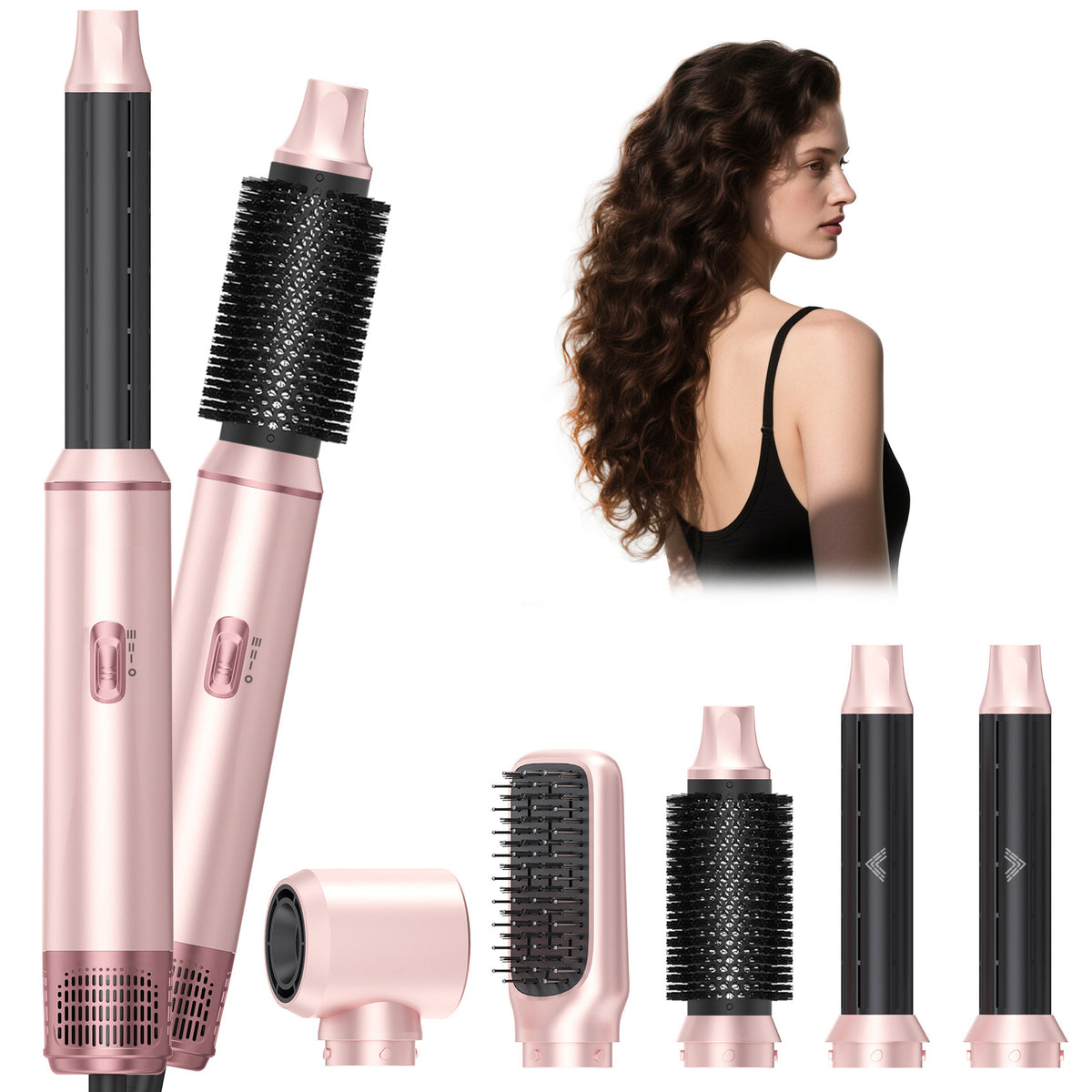 5-in-1 Automatic Curling Iron for Women | Multi functional Hair Curler & Styler