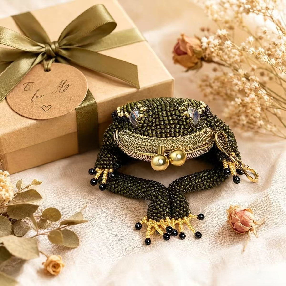 Cute Frog Shaped Coin Purse | Adorable Mini Wallet for Coins & Small Items
