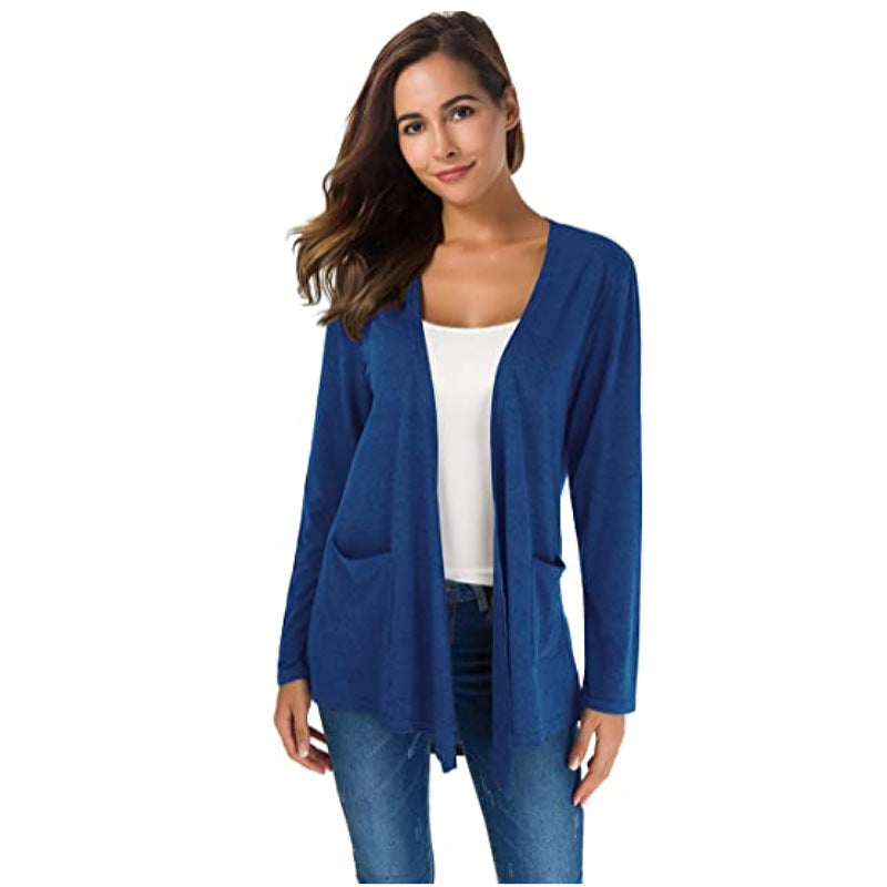 Long Sleeve Cardigan for Women | Soft Knit Open Front Casual Sweater