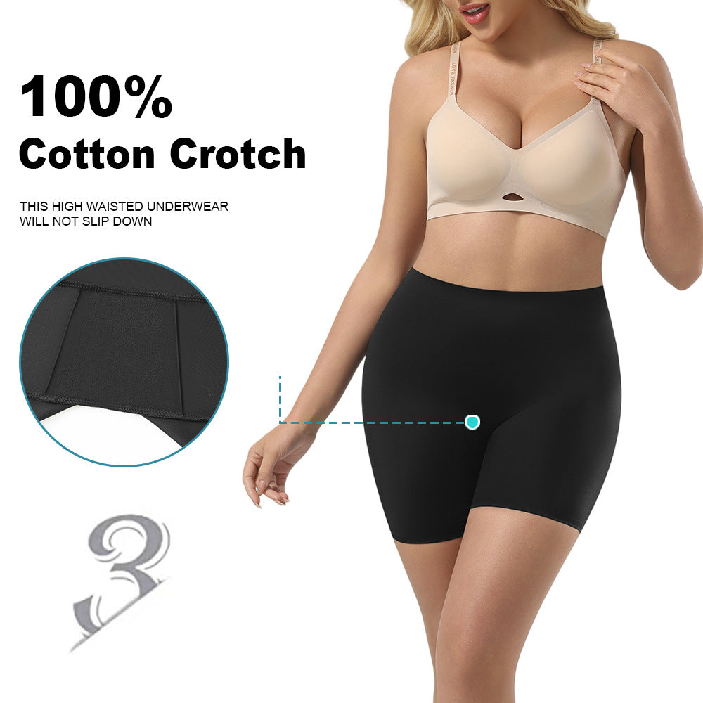 Women's Seamless Mid-Waist Tummy Control Shapewear Shorts
