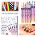 Nail Art Graffiti Pen | DIY Nail Design Tool for Creative Manicures
