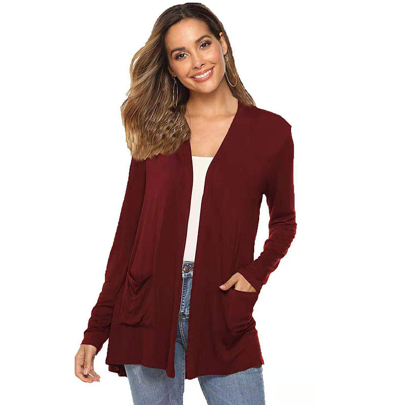 Long Sleeve Cardigan for Women | Soft Knit Open Front Casual Sweater