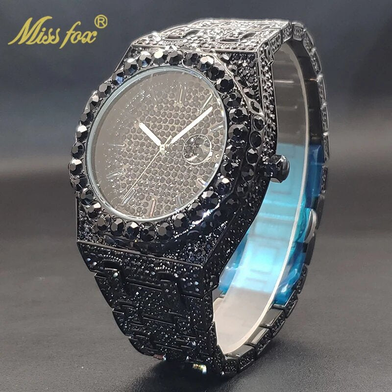 Miaafox Rhinestone Luminous Calendar Watch | Elegant Women's Fashion Watch