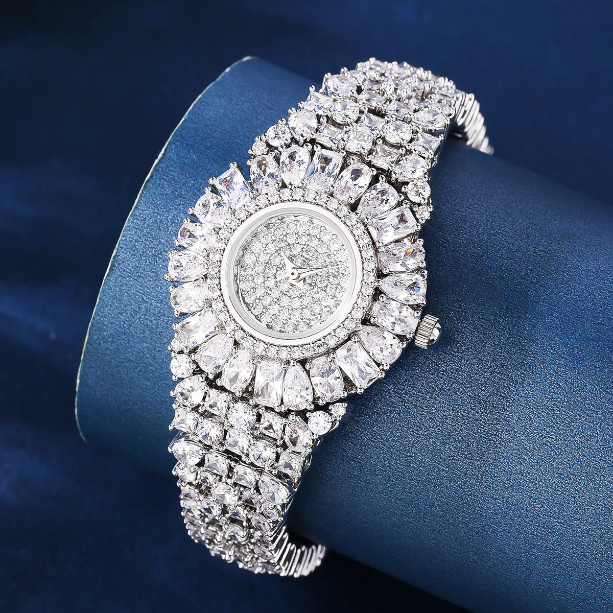 Women's Rhinestone Crystal Dress Watch | Elegant Quartz Wedding Fashion Watch